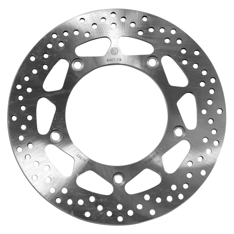 Yamaha XP TMAX Brake Rotor (1) - Rear - Brembo OE Powersports - Slotted - `12-`19